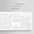 Wireless Keyboard and Mouse Combo, Rii Standard Office PC Keyboard and Optical Wireless Mice (White)