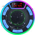 DuoTen IPX7 Waterproof Bluetooth Speakers - Portable Wireless Speakers with LED Display, FM Radio, and Light Show