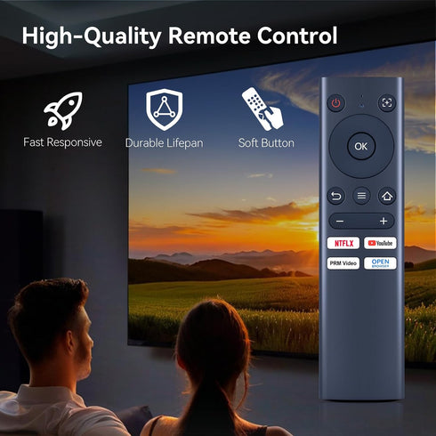 HZIME D1 New Replacement Remote Control Compatible for Aurzen EAZZE Smart Projector