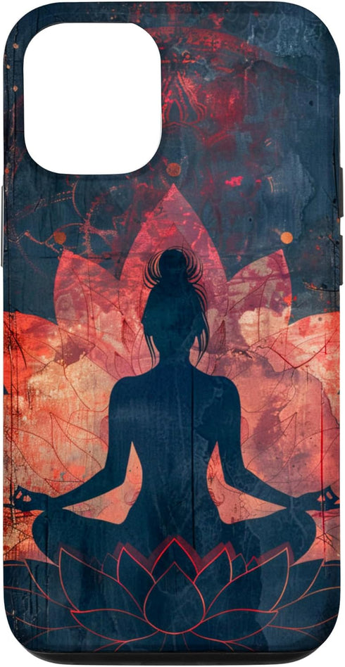 iPhone 13 Pro Lotus Flower Yoga Phone Case