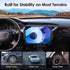 EEEKit 2 1 360 4-11in in CD Slot Tablet Car Mount, Universal Rotation CD Player Car Phone Holder for Devices, Black