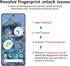 OMOTON 3 Pack Tempered Glass Screen Protector & Camera Lens for Pixel 8 Pro (6.7", 2023) - Fingerprint Compatible,