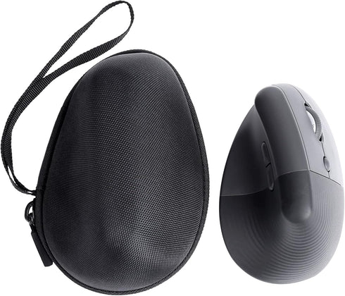 co2CREA Hard Case for Logitech Lift Vertical Ergonomic Mouse, Black Replacement Case