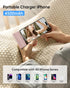 Kuulaa Portable Charger 4500mAh Mini Power Bank for iPhone, Cute Backup Battery Pack Travel Compatible with iPhone