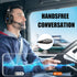Trucker Bluetooth Headset V5.1, CVC8.0 Dual Microphone Noise Cancelling, 35Hrs HD Talktime Hands-Free Wireless Headset