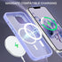 BENTOBEN Translucent Matte Magnetic Case for iPhone 14 Plus, Compatible with MagSafe, Purple Blue