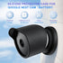 for Google Nest Cam Case Cover Outdoor or Indoor Battery Waterproof & Dustproof Silicone Protective Camouflage Camera Skin for Google Nest Cam (Black)