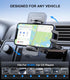 Car Phone Holder, Universal CD Slot Phone Mount, Hands Free Adjustable Phone Mount for All iPhone & Android Phones