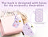 TARSHYRY 1 OZ/30 mL (4pcs Set) Silicone Hand Sanitizer Spray Case with Keychain, Cute Protective Holder Cover