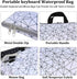 Neoprene Keyboard Carrying Case with Mouse Bag for Logitech MK270 Wireless Keyboard and Mouse Combo (White)