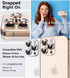 16 16 Matekxy for iPhone Pro/iPhone Pro Max Camera Lens Protector Glitter, Anti-Scratch Bling Ring Cover, Cute Girly