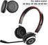 Replacement Ear Pads Cushions for Jabra Evolve 20/20se/30/30II/40/65/65+ Headphones, Protein Leather Ear Cushion Covers