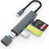 TIANSONG USB 3.0 SD Card Reader with Dual USB Ports, USB C SD
