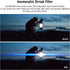 NEEWER 72mm Blue Streak Filter, HD Optical Glass, 360° Rotatable Anamorphic Flare Lens Filter