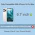 Compatible for iPhone 14 Pro Max Privacy Screen Protector Tempered Glass 6.7 inch Display, Gradient Colorful Anti Spy Light HD Easy Installation
