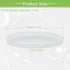 ACROPIX Universal 3 Inch Speaker Grills Mesh for Audio Subwoofer, 84x6.5mm Grille without Frame, White - 2 Pack