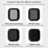 Neutral Density/Circular Polarizing Lens Filter Kit, Lens Cover for GoPro Hero 9 10 11 12 Black Action Cameras