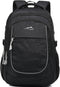 ProEtrade Anti Scratch Fabric Backpack, Black, Unisex, 20"H x 13"W x 8.2"D, 8 Pockets, 2 Laptop Compartments