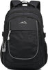 ProEtrade Anti Scratch Fabric Backpack, Black, Unisex, 20"H x 13"W x 8.2"D, 8 Pockets, 2 Laptop Compartments
