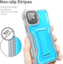 FITO iPhone 11 Case - Dual Layer Shockproof Heavy Duty with Screen Protector, Built-in Kickstand for iPhone 11/XR (Blue)