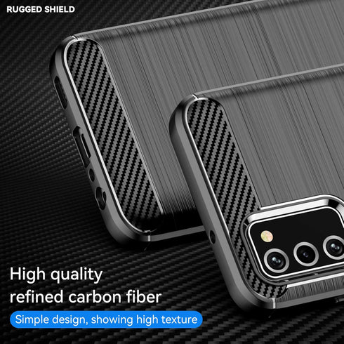 Samsung A03S Case, Galaxy A03S with HD Screen Protector, Fashion Shock-Absorption Flexible TPU Bumper Protective Case