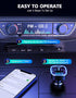 Bluetooth FM Transmitter for Car, 20W & QC 3.0 Quick Charging Adapter, Hands-Free Calling, Wireless FM Radio Receiver