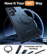 TORRAS 360° Spin Magnetic Stand for Samsung Galaxy S24 Ultra Case: Compatible with Magsafe, Military Grade Shockproof
