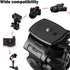 2-Pack Universal Quick Release Plate Set (43x43mm) for Velbon Tripods, Compatible with CX-444, CX-888, CX-460