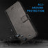 Compatible Coolpad Legacy Brisa Wallet Case, Leather Flip Cover with Wrist Strap, Card Holder for CP3706AS