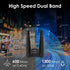 USB WiFi Adapter for Desktop PC, AC1900 Dual Band Wireless Network Adapter, 2.4GHz/5GHz High Gain Antennas, Supports
