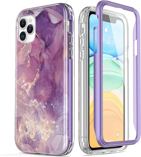 Esdot Compatible with iPhone 12 Pro Max Case - Built-in Screen Protector, Fashionable Designs for Women Girls,