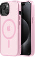 Tigowos Phone Case for iPhone 15 Plus & iPhone 14 Plus, MagSafe Compatible, 10FT Drop Resistant, Barbie Pink