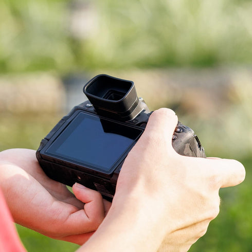R8 JJC Camera Eyecup Eyepiece Viewfinder for Canon EOS & RP Mirrorless Camera with Extended Soft Silicone Design