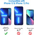JETech 3-Pack Tempered Glass Screen Protector for iPhone 13 & 13 Pro 6.1-Inch - Durable Protection