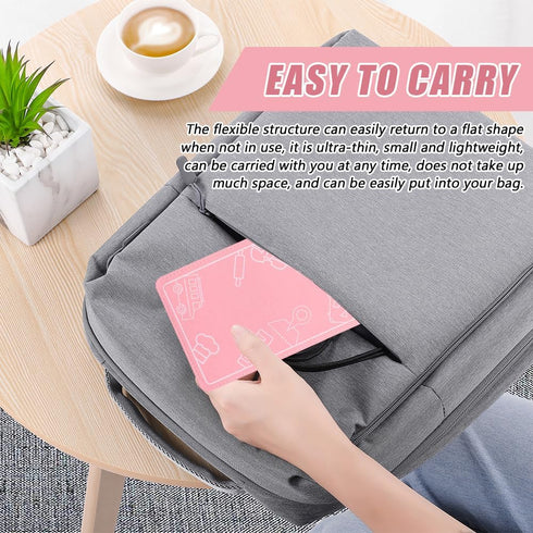 Flying Flex Flap Cell Phone Holder, Flexible Phone Holder Tablet Stand for Airplane Travel, Compatible with Most
