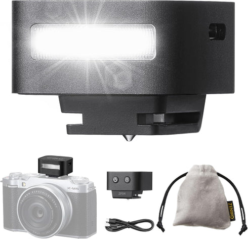 ZENIKO ZF04 Mini Camera Flash Speedlite for Canon/Nikon/Sony zv1/Fuji - 2 Power Levels,