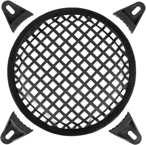 X AUTOHAUX 6 Inch Audio Speaker Cover Metal Mesh Subwoofer Grill for Automotive