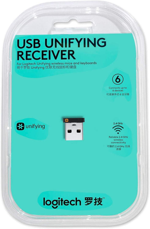 Logitech USB Unifying Receiver - 2 Pack for Personal Computer