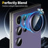 YWXTW Camera Lens Protector for Samsung Galaxy S24 Ultra, 3x Impact Resistance, Case Friendly, Titanium Violet, 1 Set.