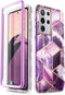 i-Blason Cosmo Series Case for Samsung Galaxy S21 Ultra 5G, Slim Stylish Protective Case (Amethyst)