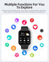 Parsonver Smart Watch 5ATM Waterproof Fitness Tracker with 100+ Sports Modes, 1.8" HD Touch Screen