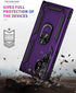 ADDIT Phone Case for Samsung Galaxy S22 Ultra, Military Grade Heavy Duty Case with Stand Ring, Magnet Car Mount Support