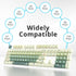 Guffercty kred 133 Keys XDA Profile Green Keycaps, Cute PBT Keyboard Caps for 60% 65% 75% 96% Mechanical Keyboards