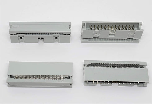 PC Accessories 10-Pack 2X13 26P Dual Rows 2.54mm Shrouded IDC Male Header, 26 Pins Connectors