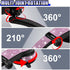 YoRise 360 Bling Car Phone Holder, Rhinestone Rotatable Auto Smartphone Stand with Adjustable Arm & Suction Cup Base