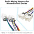 95-08 16Pin 10/6Pin 97-08 Aftermarket Radio Wire Harness Adapter Comaptible with Nissan Altima Frontier Maxima