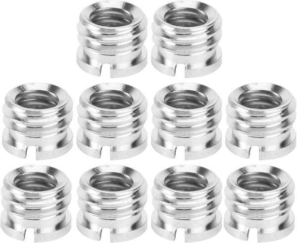 ledmomo 1/4" to 3/8" Camera Tripod Thread Adapter Convert Nut Screw Adapter (10PCS)