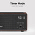 mooas Retro Bluetooth Radio Speaker - Vintage Charging Desk Clock, Portable FM Radio with Hands-Free Calling