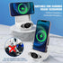 Portable Mini Chair Wireless Charger, Multifunctional Fast Charging Station with Phone Holder and Speaker