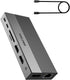 DIKEQINN 13-in-1 USB C Docking Station: Triple 4K Display, 100W Power Delivery, 5Gbps
